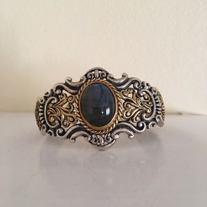 Sterling Silver and Brass Bracelet